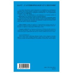 Alternative view of Kant : L’anthropologie Et L’histoire