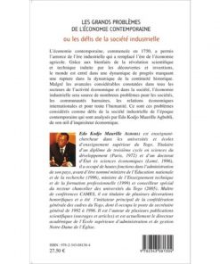 Alternative view of Les Grands Problèmes De L'économie Contemporaine Ou Les Défis De La Société Industrielle 2015