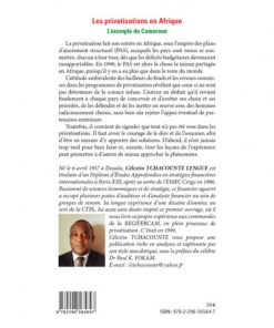 Alternative view of LES PRIVATISATIONS EN AFRIQUE : L'exemple du Cameroun