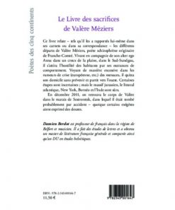 Alternative view of Le livre des sacrifices de Valère Méziers