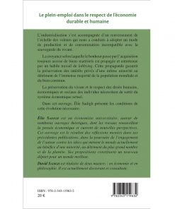 Alternative view of Le Plein-Emploi dans le Respect de L'économie Durable et Humaine