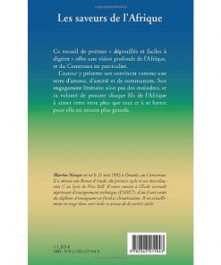Alternative view of Les saveurs de l'Afrique: Poèmes (Anglais) Broché 1 juillet 2013, Édition française de Marius Nanya