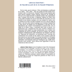 Alternative view of Lettre du Grand Nord : de Yaoundé au Pont de la vie Kousséri-N’djamena