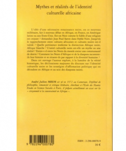 Alternative view of Mythes et Réalités de l’Identité Culturelle Africaine