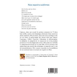 Alternative view of Nos espoirs sublimes: Poèmes (Anglais) Broché, 4 février 2019, Édition française de Marie Perpétue Mawui Mgbengue