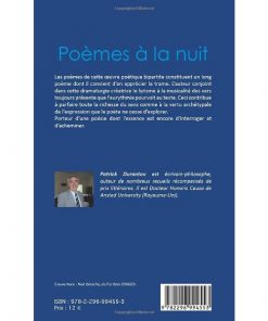 Alternative view of Poèmes À la nuit Livre broché, 1 juillet 2012, Edition Français de Patrick Aimé Durantou