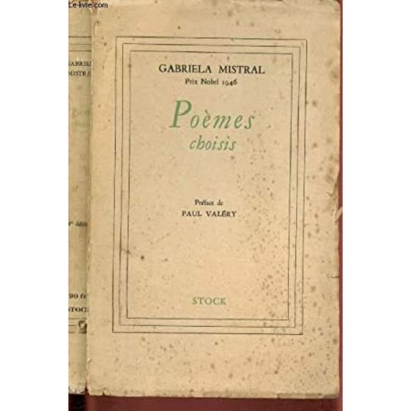 Poèmes choisis de MISTRAL Gabriela, Edité par Rombaldi,1970
