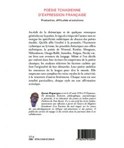 Alternative view of Poésie tchadienne d'expression française: Production, difficultés et solutions, 1 novembre 2013, Édition française Eynem Maguergue