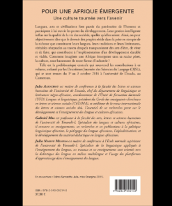 Alternative view of Pour une Afrique Emergente une Culture Tournée Vers l’Avenir