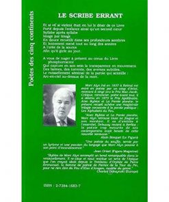 Alternative view of LE Scribe Errant les Alphabets du Feu (Anglais) Broché, 1 décembre 1992, édition française de Marc Alyn