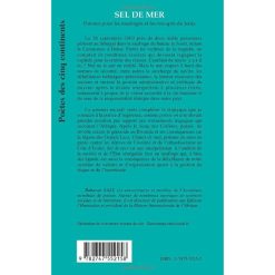 Alternative view of Sel de mer: Poèmes pour les naufragés et les rescapés du Joola (Anglais) Broché, 1 octobre 2003, Édition française de Babacar Sall (Auteur)