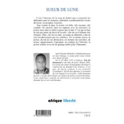 Alternative view of Sueur de lune de Tié Emmanuel Toh Bi, Préface du professeur ZIGUI Koléa Paulin de l'université de Bouaké, Collection Afrique liberté