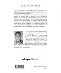 Alternative view of Sueur de lune de Tié Emmanuel Toh Bi, Préface du professeur ZIGUI Koléa Paulin de l'université de Bouaké, Collection Afrique liberté