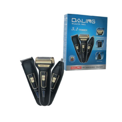 Daling Modèle DL-9001 3 en 1 Tondeuse/Rasoir pour Nez, Oreilles et Cheveux