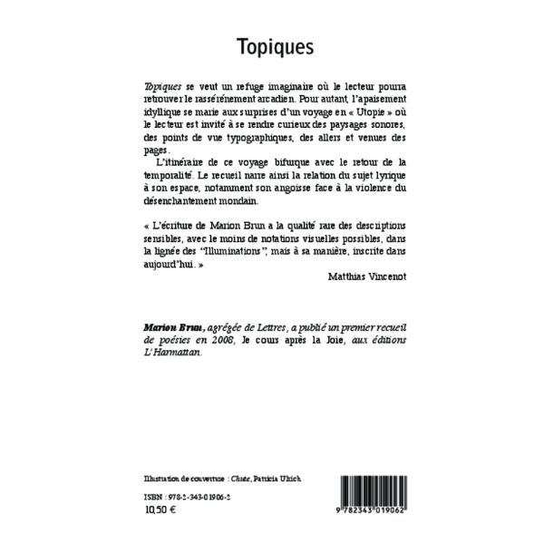 Topiques Broché, 1 octobre 2013, de Marion BRUN – Image 2