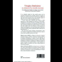 Alternative view of Utopies Littéraires et Création d’un Monde Nouveau