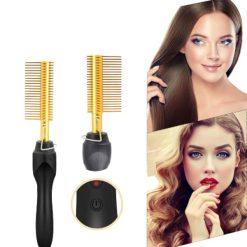 Alternative view of Peigne à Cheveux Electrique High Heat Gold Ceramic 450°F