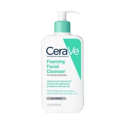 CeraVe Nettoyant Moussant pour Peaux Normales à Grasses 355ml