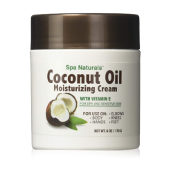 Coconut Oil Moisturizing Cream Spa Naturals (170g)