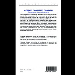 Alternative view of Comme, Comment, Combien Concurrence et Complémentarité