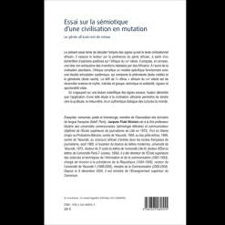 Alternative view of Essai sur la Sémiotique d’une Civilisation en Mutation (Le Génie Africain est de Retour)