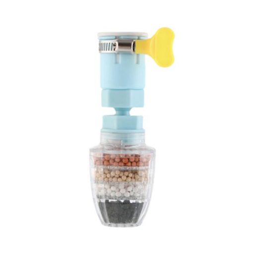 Filtre à charbon actif pour robinet à 4 couches, extension de filtre réglable à 360 degrés pour robinet – Image 6