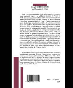 Alternative view of Isaac Goldemberg ou l’Homme du Livre
