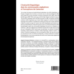 Alternative view of L’Insécurité Linguistique dans les Communautés Anglophones et Francophones du Cameroun