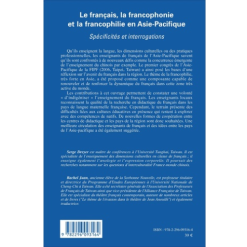 Alternative view of Le Français, la Francophonie et la Francophonie en Asie-Pacifique (Spécificités et Interrogation)