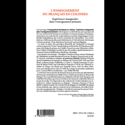 Alternative view of L’Enseignement du Français en Colonies Expériences Inaugurales Dans l’Enseignement Primaire