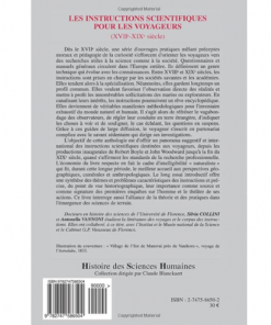 Alternative view of Les Instructions Scientifiques Pour les Voyageurs XVIIe-XIXe Siècle