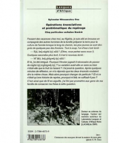 Alternative view of Opérations Enonciatives et Problématique du Repérage Cinq Particules Verbales Ikwéré