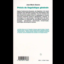 Alternative view of Précis de Linguistique Générale