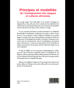 Alternative view of Principes Modalités de l’Enseignement des Langues et Cultures Africaines