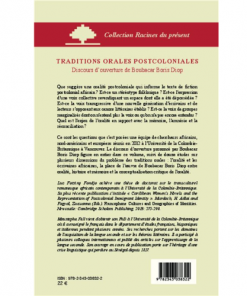 Alternative view of Traditions Orales Postcoloniales