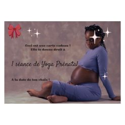 carte cadeau - Séance de Yoga Pré Natal
