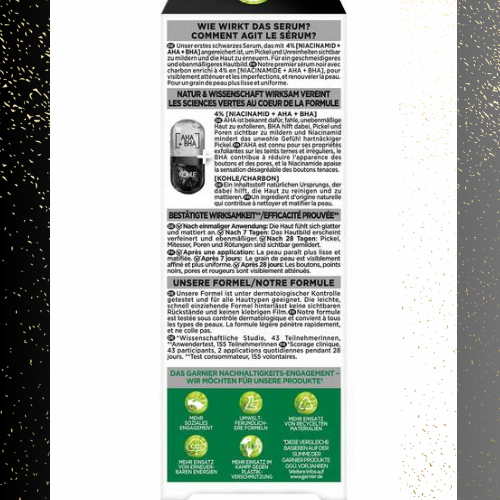 Garnier Pure Active - Serum Niacinamid+AHA+BHA 30ml – Image 3