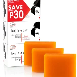 Kojie san Kojic Acid Skin Lightening Soap Savon 3x100g