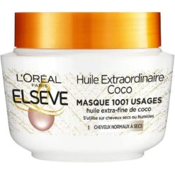 L'Oréal Paris Elseve Huile Extraordinaire Masque Coco Haute Légèreté pour cheveux normaux à secs 310ml