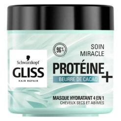 Masque capillaire Schwarzkopf Gliss 4-in-1 Mask Protein and Cocoa Butter, 400ml