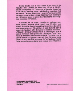 Alternative view of Origines du Théâtre