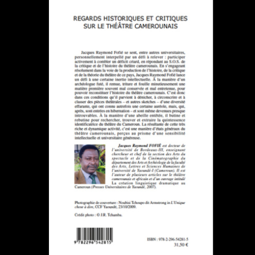 Regards Historiques et Critiques sur le Théâtre Camerounais – Image 2