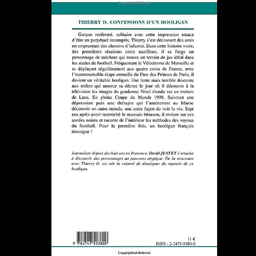 Thierry D. Confessions d’un Hooligan – Image 2