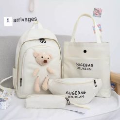 Ensemble de Sacs Casual avec Ours 4 Pièces