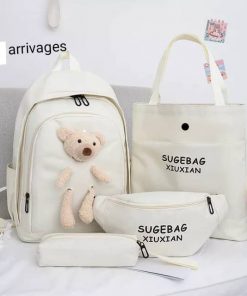 Ensemble de Sacs Casual avec Ours 4 Pièces