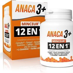 Anaca3+ Minceur 12 En 1, 120 gélules