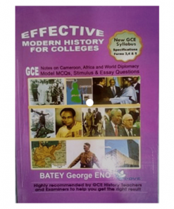 Effective Modern History for Collegess Form 3, 4, 5