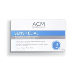 ACM Sensitélial Pain Surgras Dermatologique - Savon Visage et Corps 100g