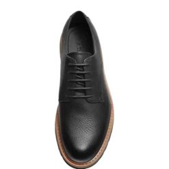 Alternative view of Chaussure noire en cuir ZARA