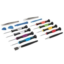 Kit de Tournevis de Précision pour Réparation Téléphones Portables Ordinateurs, PC Tablettes Smartphones -16 Pièces